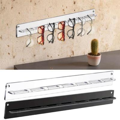 Sunglass Holder For Wall Acrylic Eyeglass Storage Display Holder Rack Multiple Eyeglass Stand Rack For 7 Sunglasses Organizer