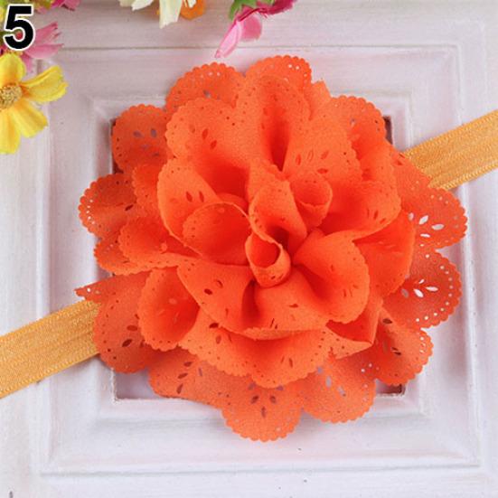 Baby Girls Kids Fashion Hollow Lace Flower Headband Headwear Hair Band Accessory