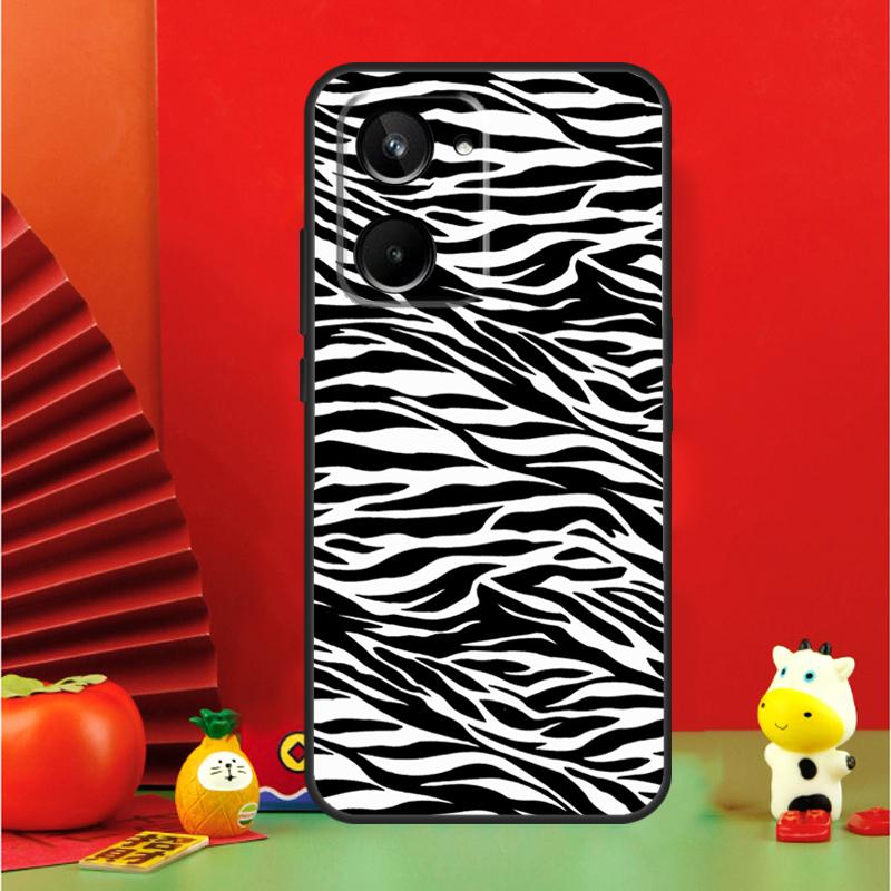 Zebra Stripe Print For Realme 15 Pro GT7 GT6 10 11 12 13 14 Pro Plus C67 C63 C61 C55 C51 C53 C35 C75 C65 Case