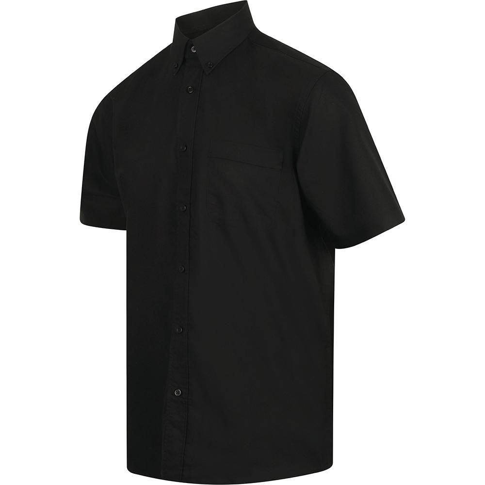 Henbury Mens Wicking Short Sleeve Work Shirt