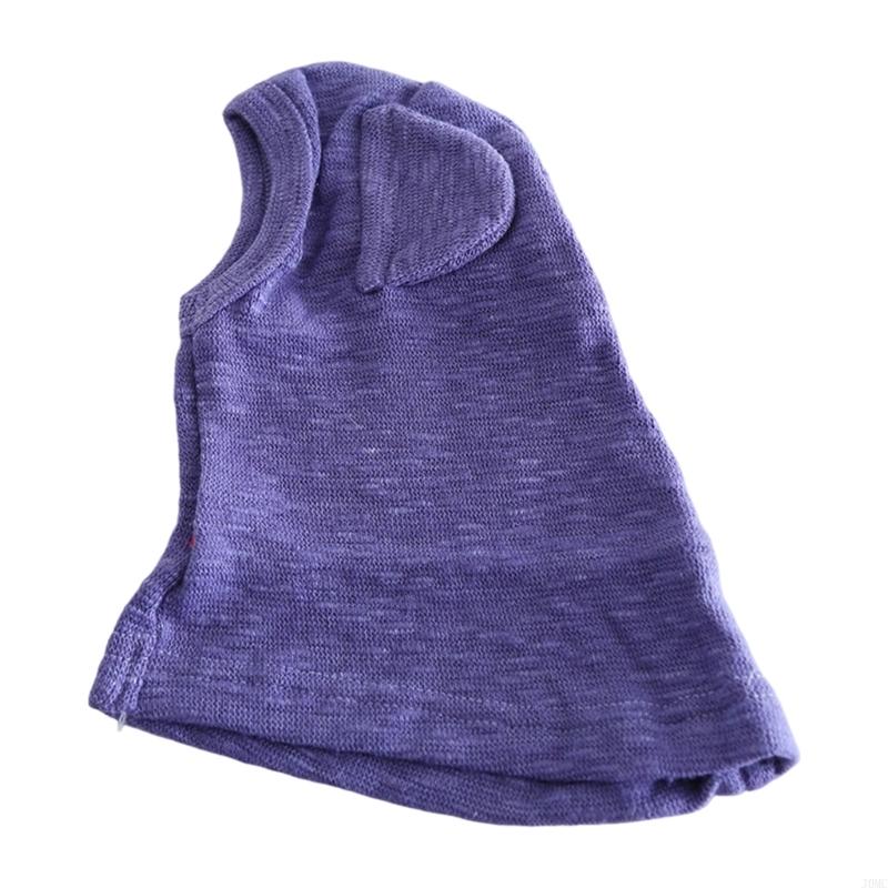 Dog Knitted Hat Pet Calming Headwear for Puppies and Cats Ear Cover Warm Hat Comfortable Wear J0MC