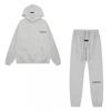 Herren Kapuzenpullover Mit Beflocktem Buchstabenaufdruck Locker Geschnitten Baumwolle Pullover Lässig Streetwear
