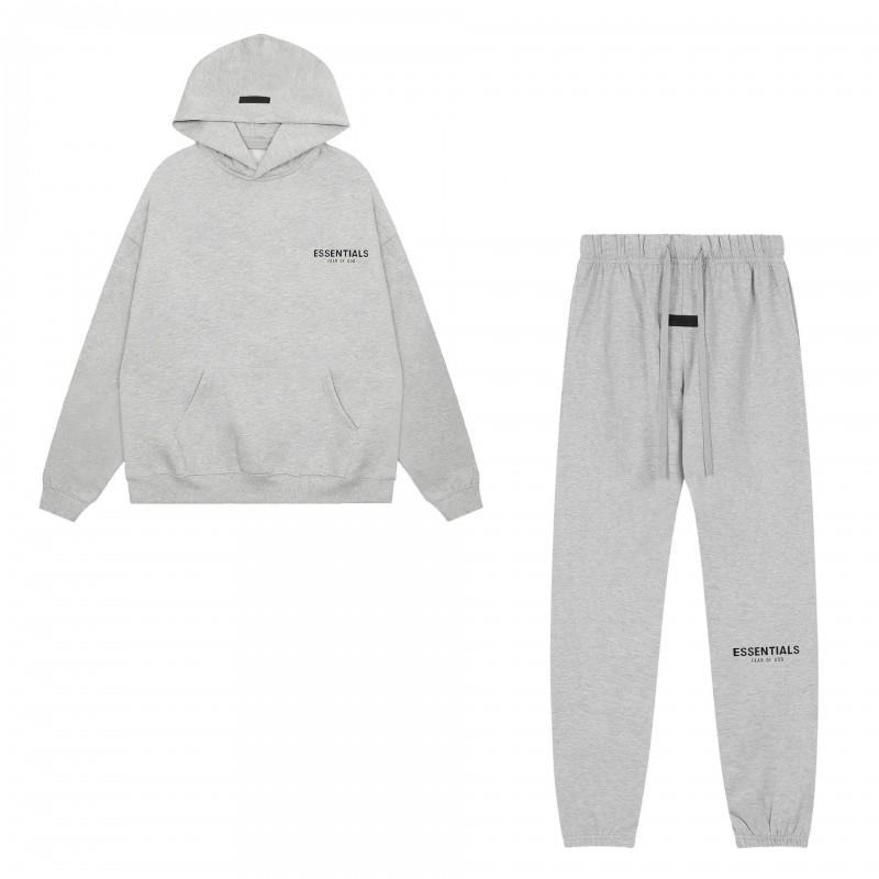 Herren Kapuzenpullover Mit Beflocktem Buchstabenaufdruck Locker Geschnitten Baumwolle Pullover Lässig Streetwear