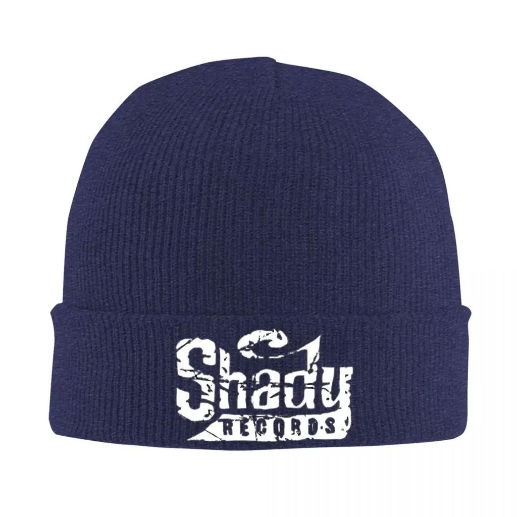 New Shady Records Collection Eminem Knitted Caps For Women Unisex Beanie Autumn Winter Hat Acrylic Hip Hop Music Album Crochet