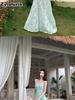 Summer New French Fresh Sweet Strappy Dress for Women Beach Vacation Outfit High Waist Midi Skirt