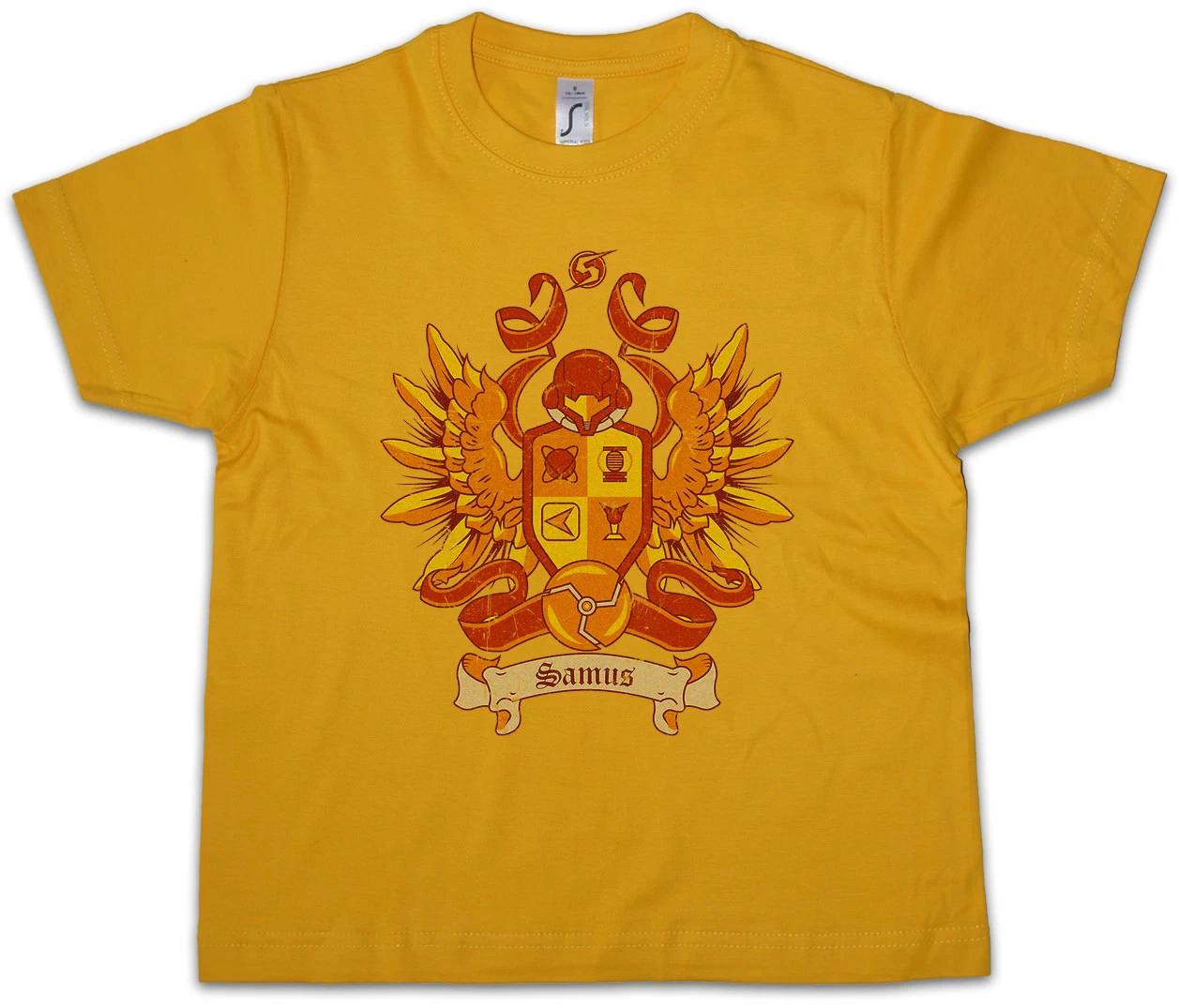 SAMUS SPRITE Kids Boys kids boys T-Shirt Samus Game Aran Ridley Metroid Shooter Retro C64 100