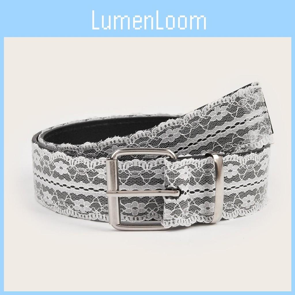 Lace Flower Simple And Element Design Women Casual Waist Belt For Daily Use