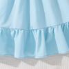Sommerkleid für ältere Mädchen Neues lässiges ärmelloses Patchwork-Kleid im europäischen und amerikanischen Stil