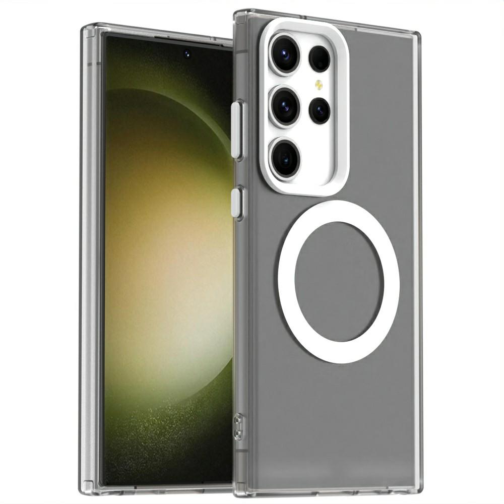 Candy Series For Samsung Galaxy S23 Ultra Case Compatible with MagSafe PC+TPU+PET Anti-Drop Phone Cover