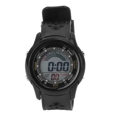Sports Watch Luminous Waterproof Wear Resistant Alarm Function Stylish Digital Sports Watch for Outdoor Activities Black
