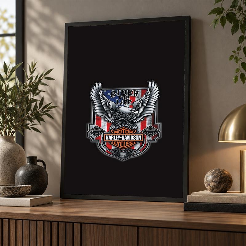 Zestaw do Malowania Diamentami Harley-Davidson 5D Pełny Wiertak DIY Mozaika Diamentowa Sztuka Ścienna Wystrój Domu