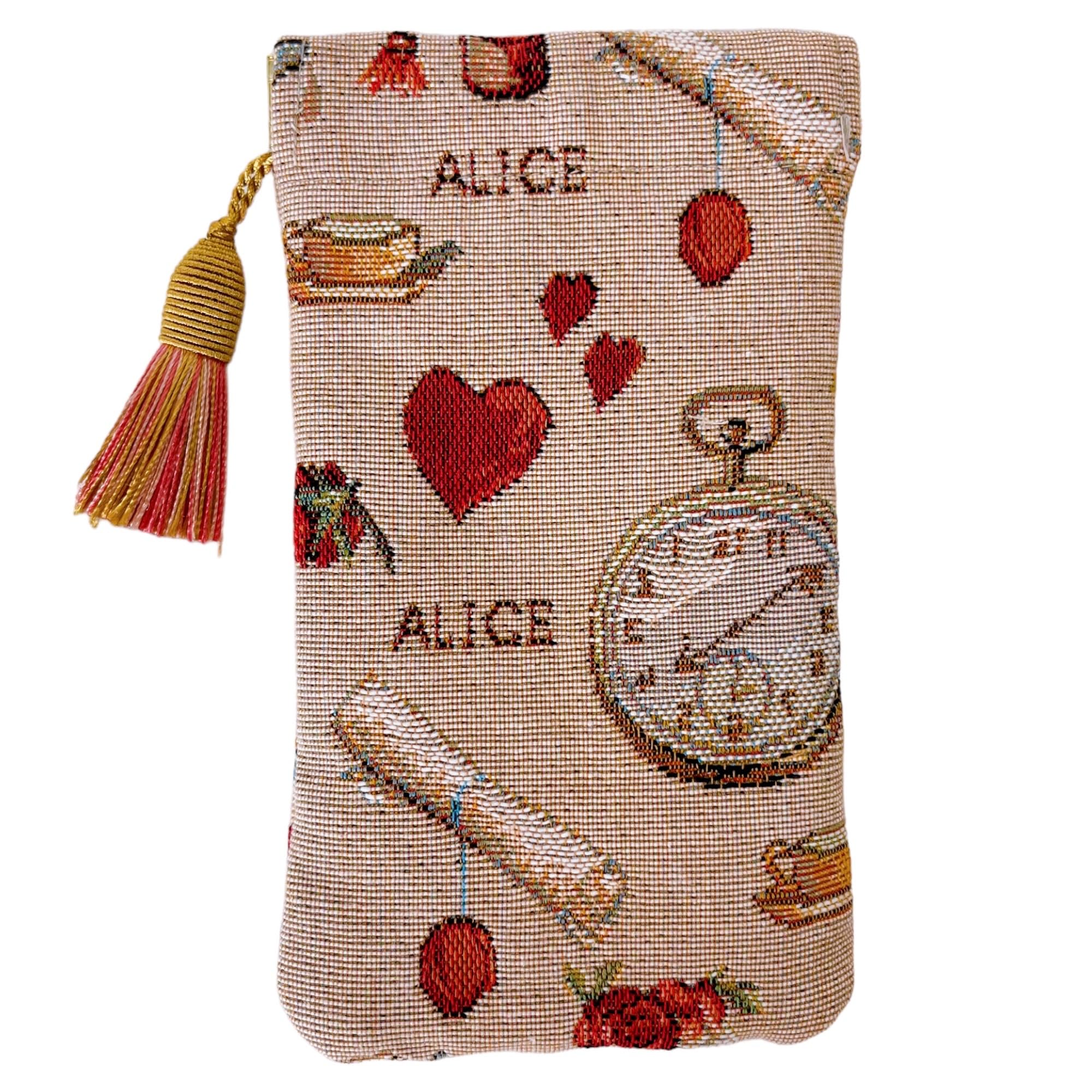 

Чехол для очков Belle Blanche Ballerina Сделано в Японии - - Гобелен, (Алиса Бежевая)