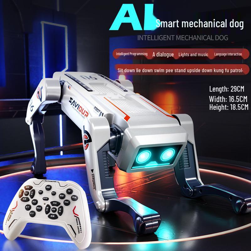 Smart AI Robot Dog - Interactive Voice-Controlled High-Tech Toy with Mobile Remote for Boys