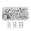 For Reliable Connections Non Insulated Connectors Bulk Wire Connectors Box Net Weight 58.595g For Home Appliances
