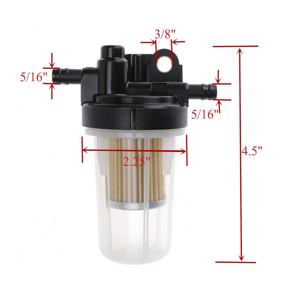 Fuel Filter Assembly Fit For Kubota B L LX M RTV Series 6A320-58862 6A320-58860