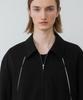 Minav Diagonal Bridge Blouson [Black]