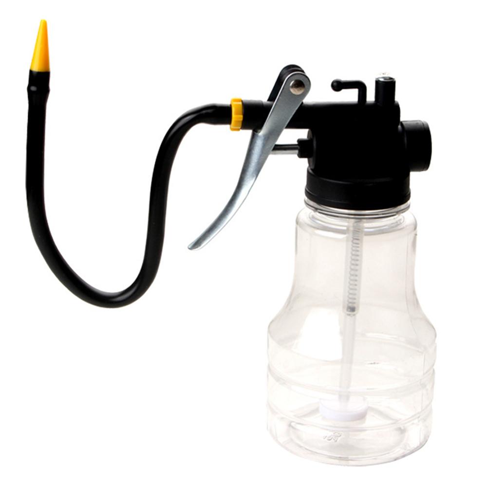 Oiler For Greasing Transparent Oil Can Lubrication High Pressure Pump Oiler Lubricating Oil Plastic Machine Car RepairTool TSLM1