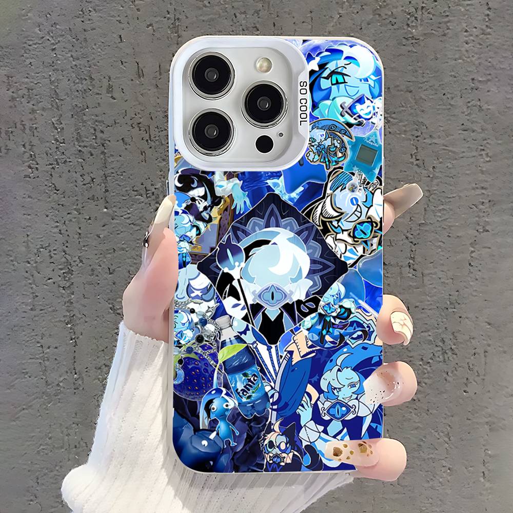 C-Cookie Run K-KingdomS Phone Case For iPhone 17,16,15,14,13,12,11,Pro,XS,Max,Plus,Mini,SE White Candy Matte Shockproof Cover