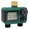 2 Outlet Sprinkler Timer Brass Inlet NH34 Thread IPX5 Water Proof LCD Display Hose Timer
