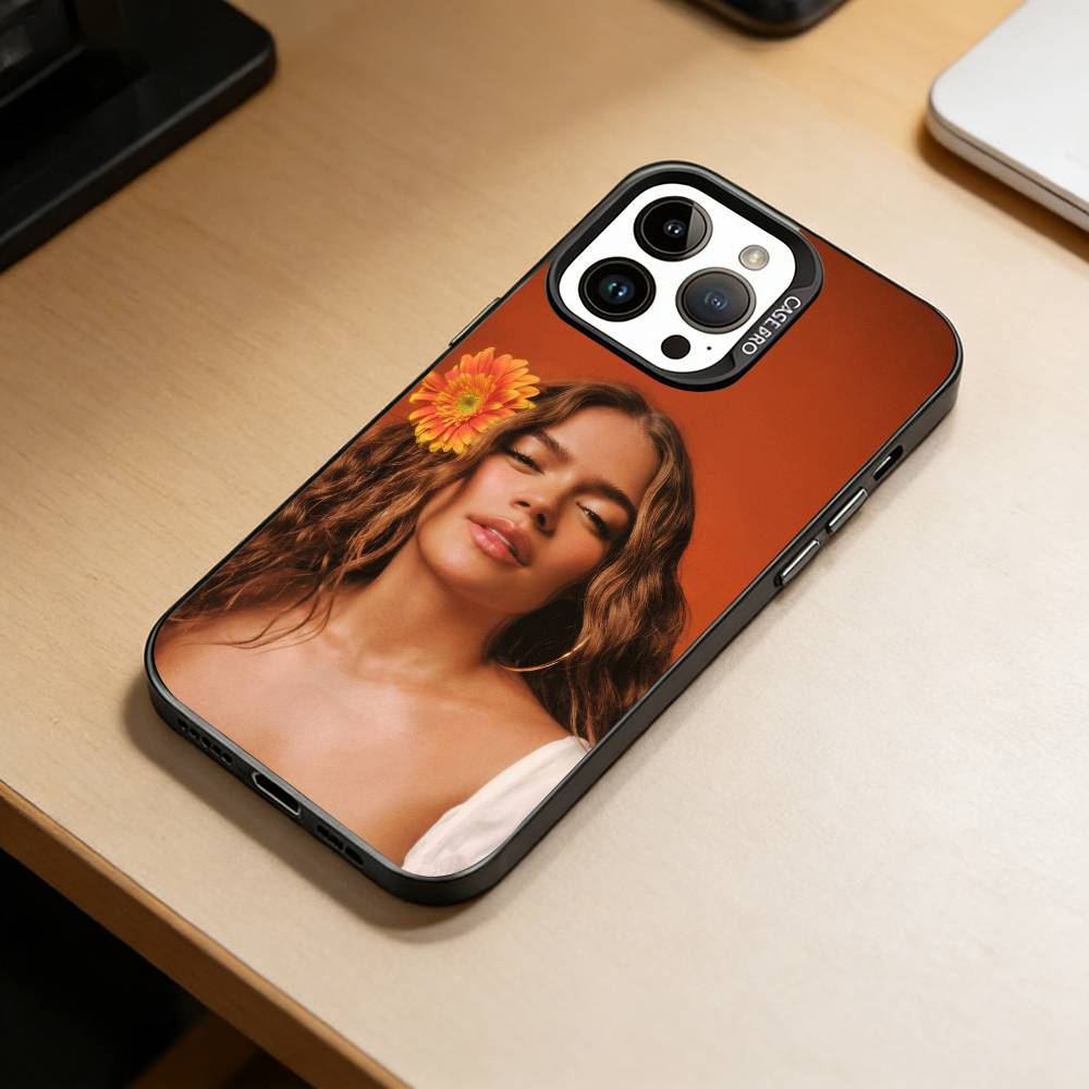 

Singer K-Karol G Amargura Phone Case For iPhone 17,16,15,14,13,12,11 Plus,Pro Max,XS,Colorful Silver Phone case Funda Cover iPhone12
