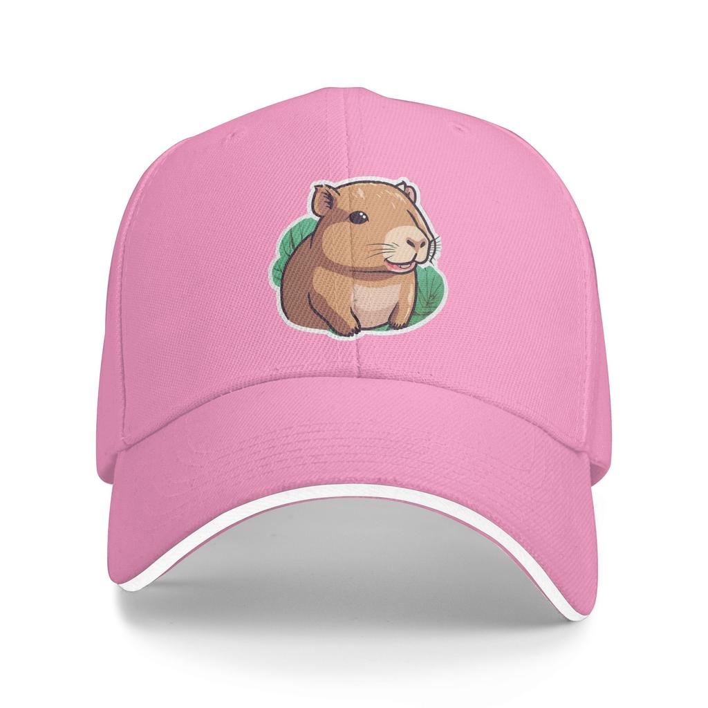 Capybara Casual Baseball Cap Summer  Trucker Hat Sun Outdoor Gym Snapback Cap Unisex Men Fashion Baseball Caps
