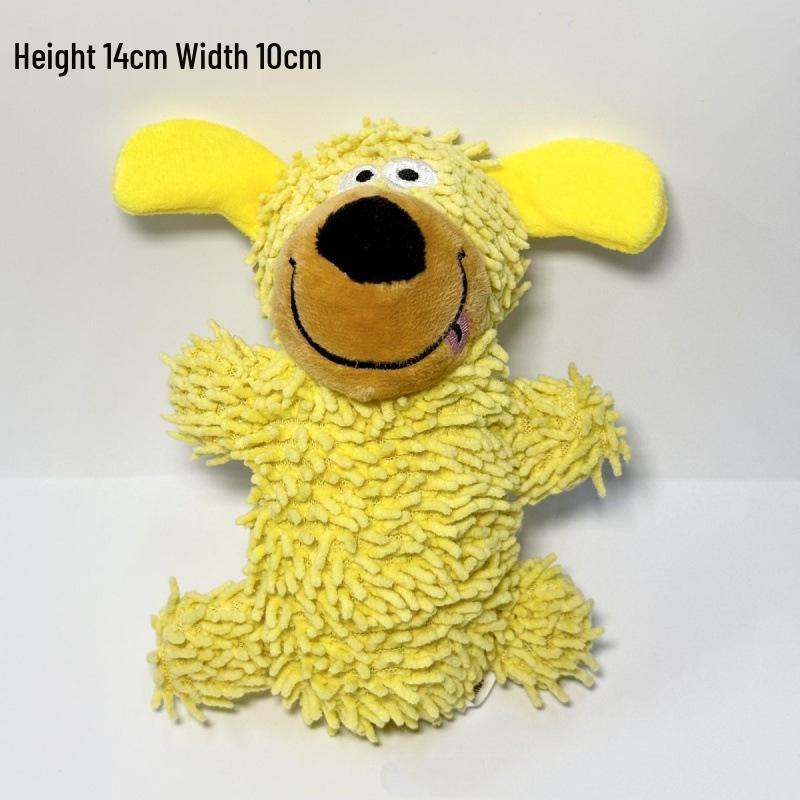 Giocattolo sonoro in peluche resistente per cani - Compagno resistente al morso per Bulldog Francesi, Golden Retriever e altri