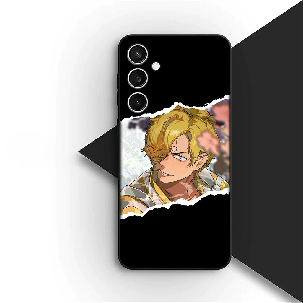 

for Samsung Galaxy A35 A36 A55 A26 A05 A06 A14 A50 A51 A53 A54 A12 A13 A23 Phone Cover Case One Pieces Luffy Sanji Roronoa Zoro Galaxy A26 5G