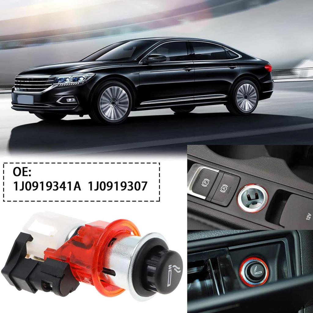 Universal Car Fog Light Component with Enhances Illumination 1J0919341A Long Lasting Vehicle Fog Light Module for Car