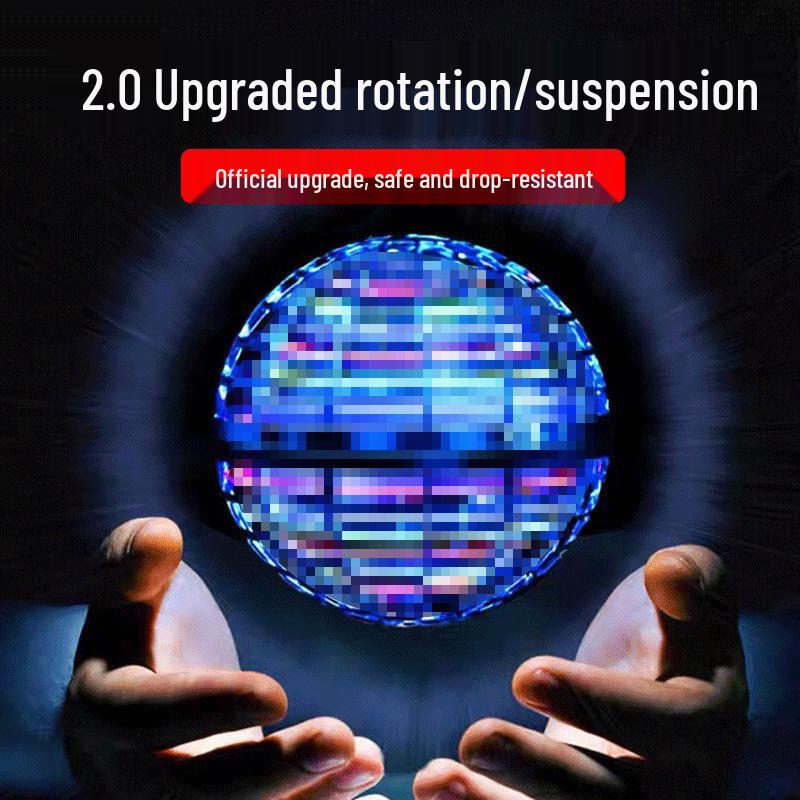 Douyin Magic Flying Ball: Intelligent Induction Spinning Luminous Toy Induction Gyro Ball [Purple]