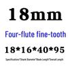 Yihai White Steel 4-Flute Wave-Tooth End Mill, 10mm, for Aluminum, Super Hard, Fine and Coarse Teeth, 11 Corrugations.