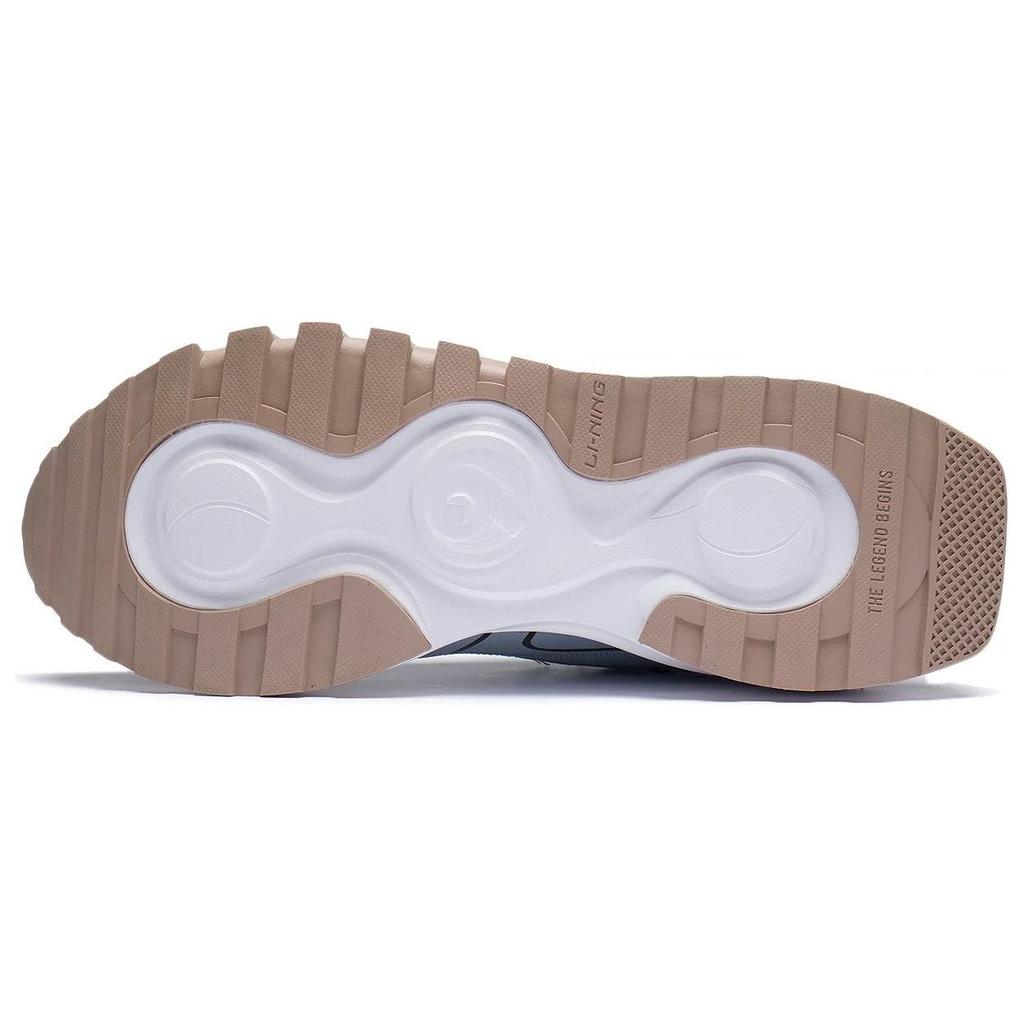 Li Ning Fangyuan Evo Non-Slip Wear-Resistant Breathable Reflective Low-Top Running Shoes Men Running Shoes Black Blue AGCS163-1