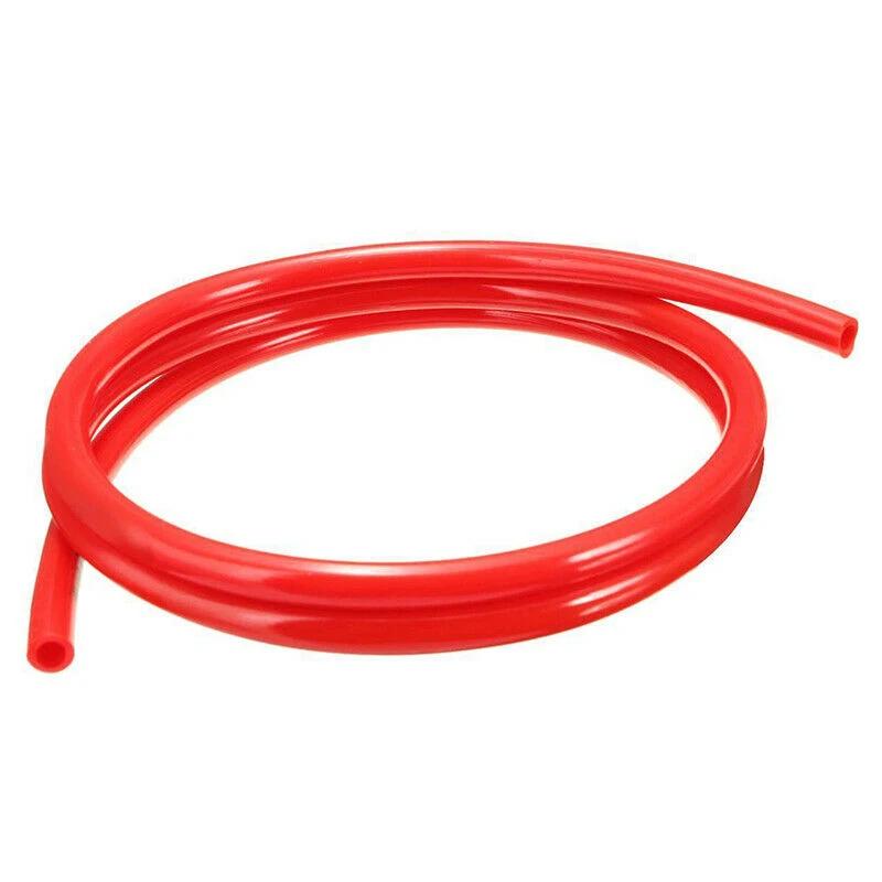 1m Red Motorcycle Fuel Line Gasoline Oil Delivery Pipe Hose High Temperature Resistant Rubber Soft Tube ID 5mm OD 8mm Fuel Hose
