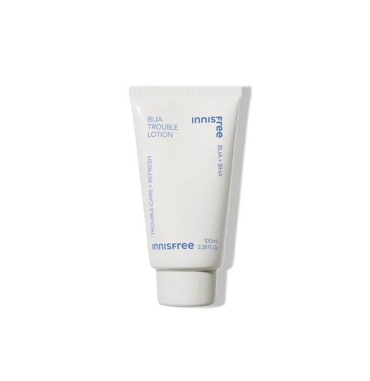 

Innisfree Bija Trouble Lotion Acne Care Soothing Emulsion for Oily Skin 100mL