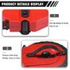 WISEUP 30/50M Fiberglass Tape Measure Double Face Printing Clad Measuring Tape Hand Cranked Tape Measure for Building Surveying