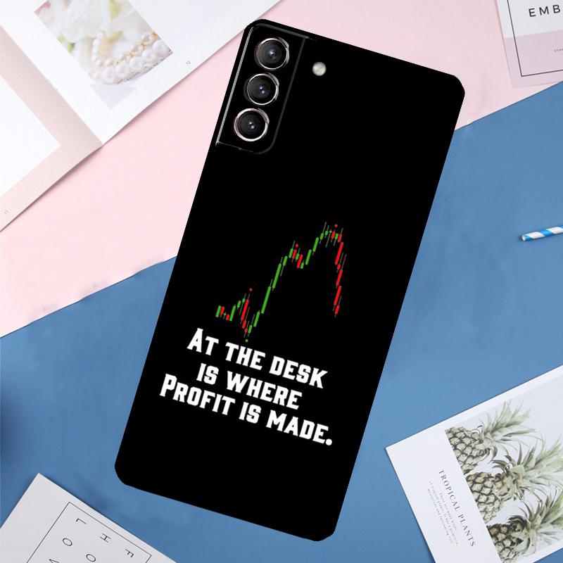 Day Trader Trader Trading Case For Samsung Galaxy S23 S22 S24 Ultra Note 20 S20 S21 FE S9 S10 Note 10 Plus Back Cover