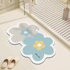 Bathroom Toilet Floor Mat Toilet Door Carpet Diatomium Mud Soft Mat Wash Basin Absorbent Mat Quick Drying Non-slip Foot Mat