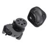 1 Pair Black Luggage Suitcase Caster Swivel Universal Wheel Nylon for Repair Replacement