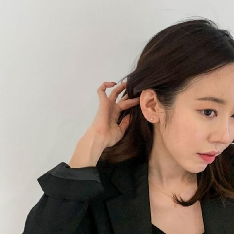 modernlike 14k gold swallow pearl earrings