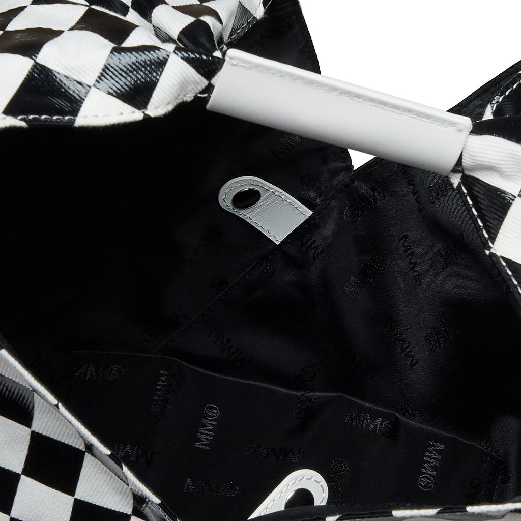 MM6 Maison Margiela Tote Bag Japanese Print S54WD0039-P4615 Women's White/Black [Used]