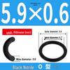 Durable Nitrile Rubber O-Ring, Wire Diameters 0.4-0.8mm, Waterproof & Wear-resistant Sealing Ring