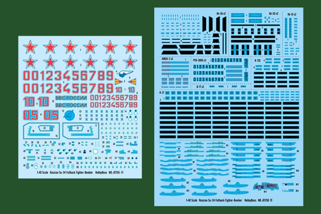 Hobby Boss 1/48 Aircraft Series Su-34 Fullback Plastic Model 81756
