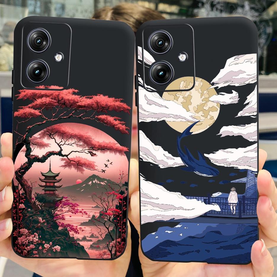 For Motorola Moto G84 Case XT2347-1 Cute Fashion Painted Cover Soft Silicone Case For Moto G54 G 84 MotoG54 MotoG84 Fundas Coque