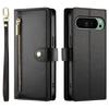 Crossbody Zipper Cards Solt Wallet Leather Case For Google Pixel 9 Pro XL 8 8A 7 7A Bag Pocket Long Lanyard Purse Stand Cover