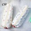 Girls Pencil Case Cute Floral Case, Mini Cotton Pouch for Pens Pencils Erasers, Lightweight Zipper Storage Bag Students, Kawaii Stationery Organizer