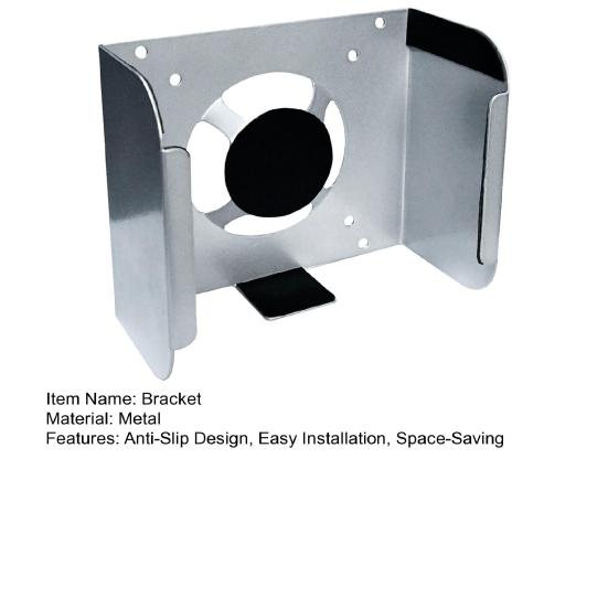 Mini 4 Bracket Wall Mount under Desk Mini 4 Holder with Anti-Slip Padding Behind The Monitor Holder for Mac Mini4