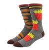 High Quality Combed Cotton Socks food Pattern Long Tube Funny Happy Men Socks Novelty Skateboard Crew Casual Crazy Socks