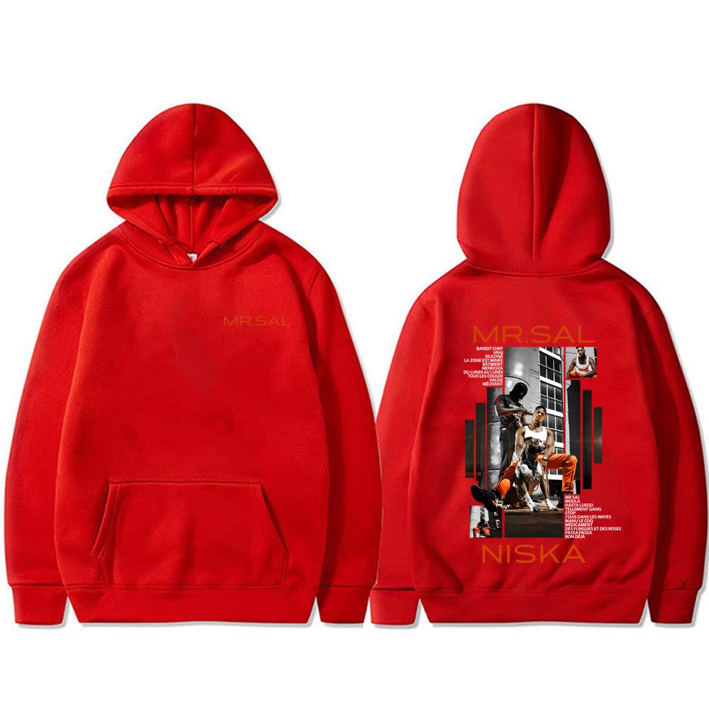 Rapper Niska Mr Sal Album Graphic Hoodie Men Women Clothing Hip Hop Fashion Pop Music Sweatshirt Men's