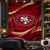 Wall Hanging Tapestry San Francisco 49ers Print Cloth for Living Room Bedroom Home Decor