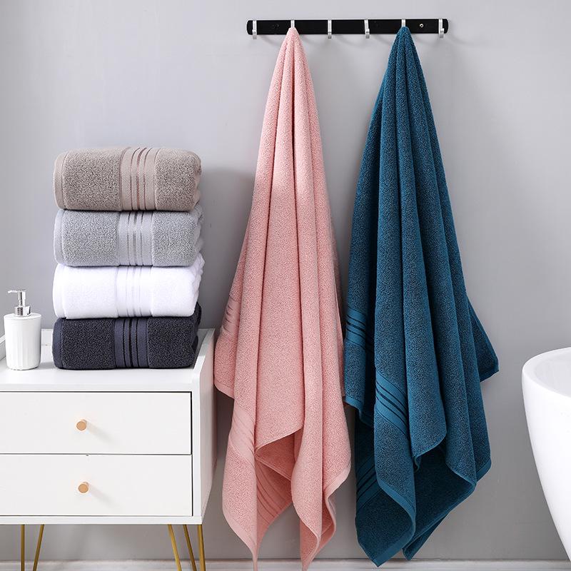 600g Thick Pure Cotton Oversized Bath Towel, 160x80cm, Large Hotel & Home Wrap