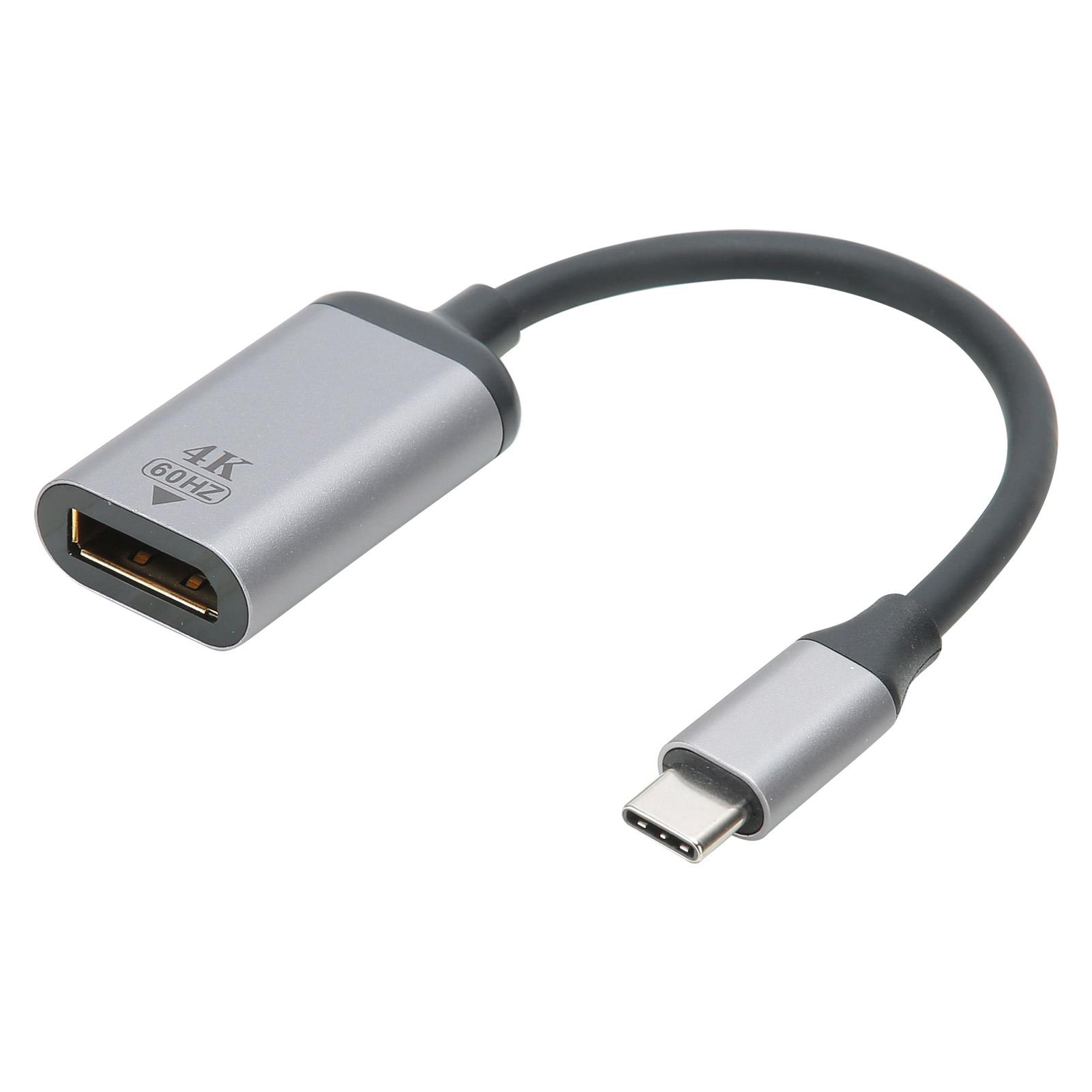 

TypeC Male to DP Cable Adapter Cable Conversion Cord Cable Connector Plug Cable